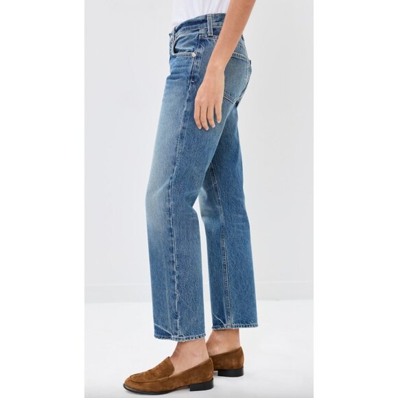 NWT Citizens of Humanity Neve Low Slung Relaxed Jeans 34 Oasis Straight Leg - Picture 1 of 14